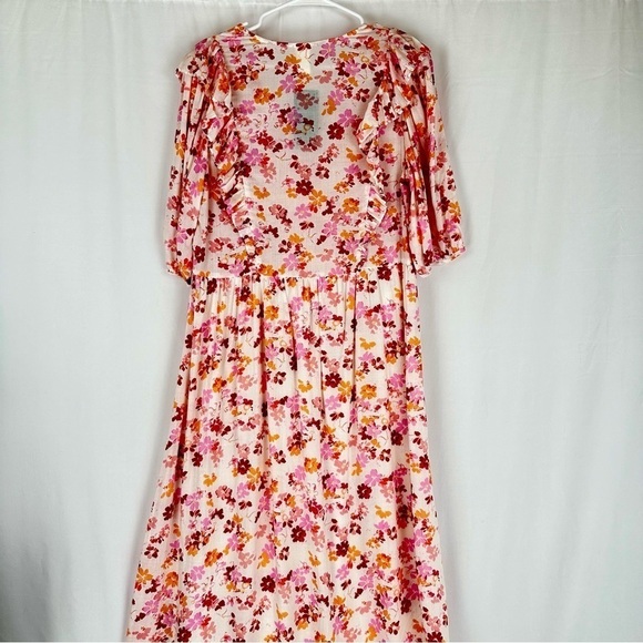 NWT - H&M - Maxi - Floral - Balloon - Short Sleeve - Dress - Size: Small - Picture 2 of 8